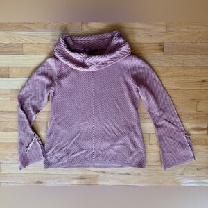White House Black Market women’s mauve cowl neck sweater L